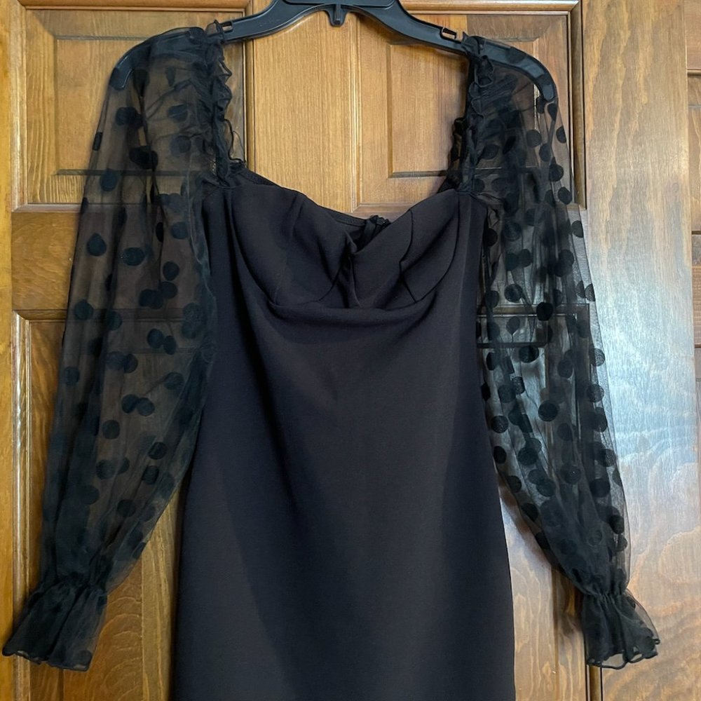 Shein XS Black Formal Dress